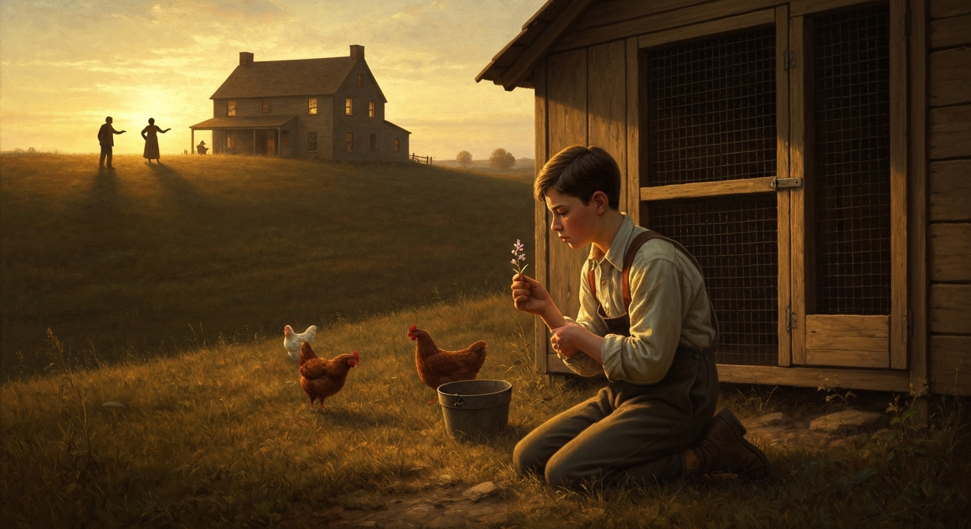 로티는 12살에 뉴저지 양계장에서 난초를 키웠다