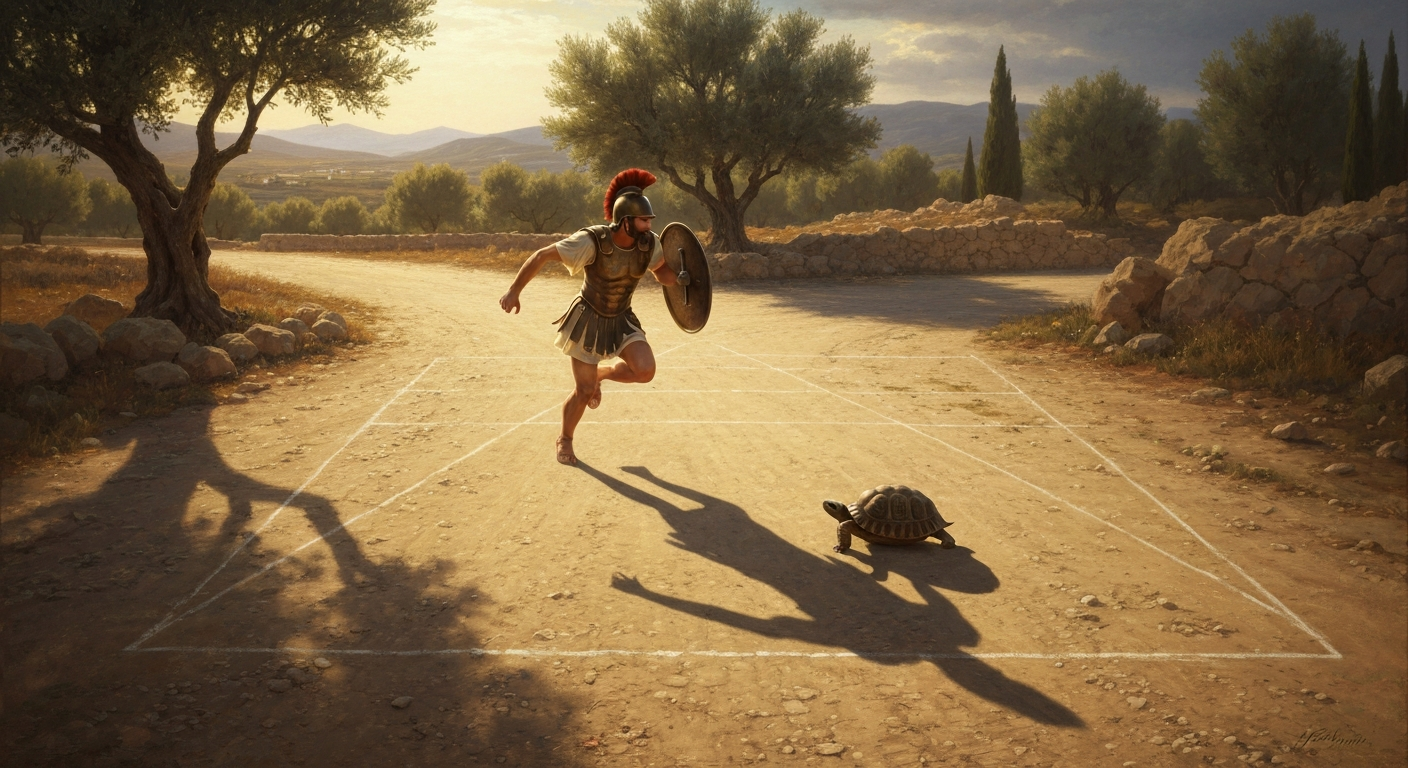 제논은 아킬레우스가 거북이를 못 잡는다고 증명했다