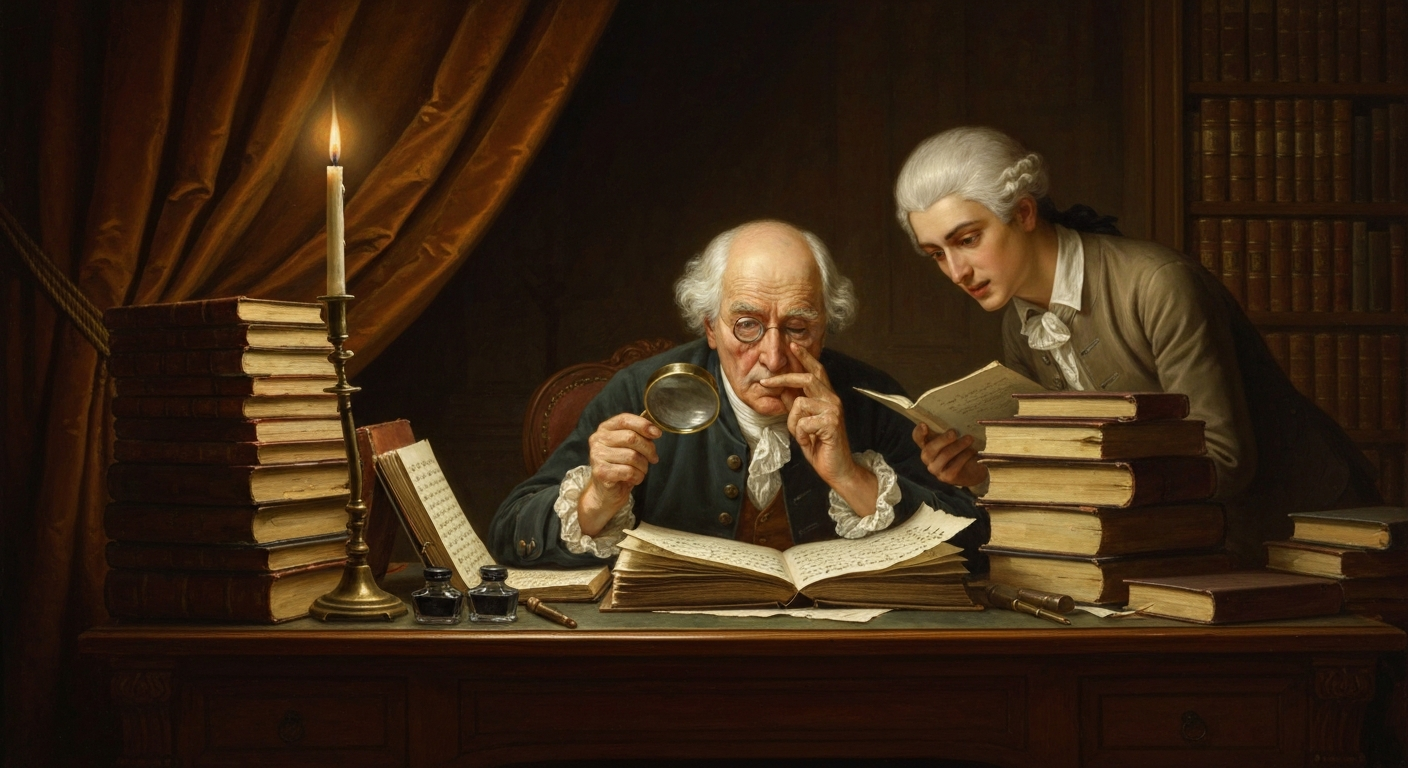 몽테스키외는 20년 동안 책 한 권에 자기 시력을 갈아 넣었다