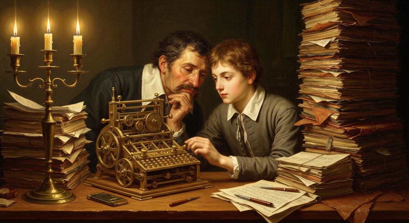 19세 파스칼은 아버지를 돕기 위해 계산기를 만들었다