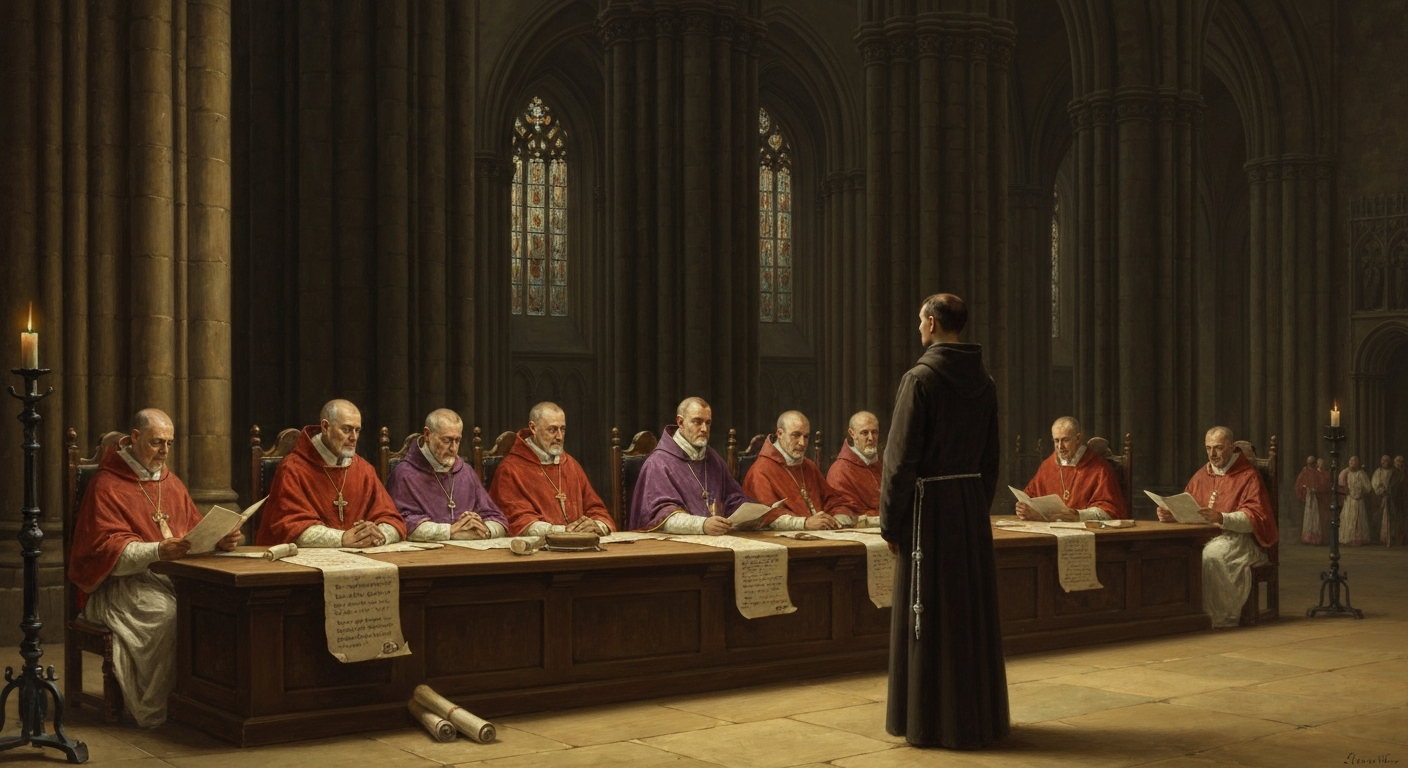 쾰른 대주교가 그를 이단으로 기소했다