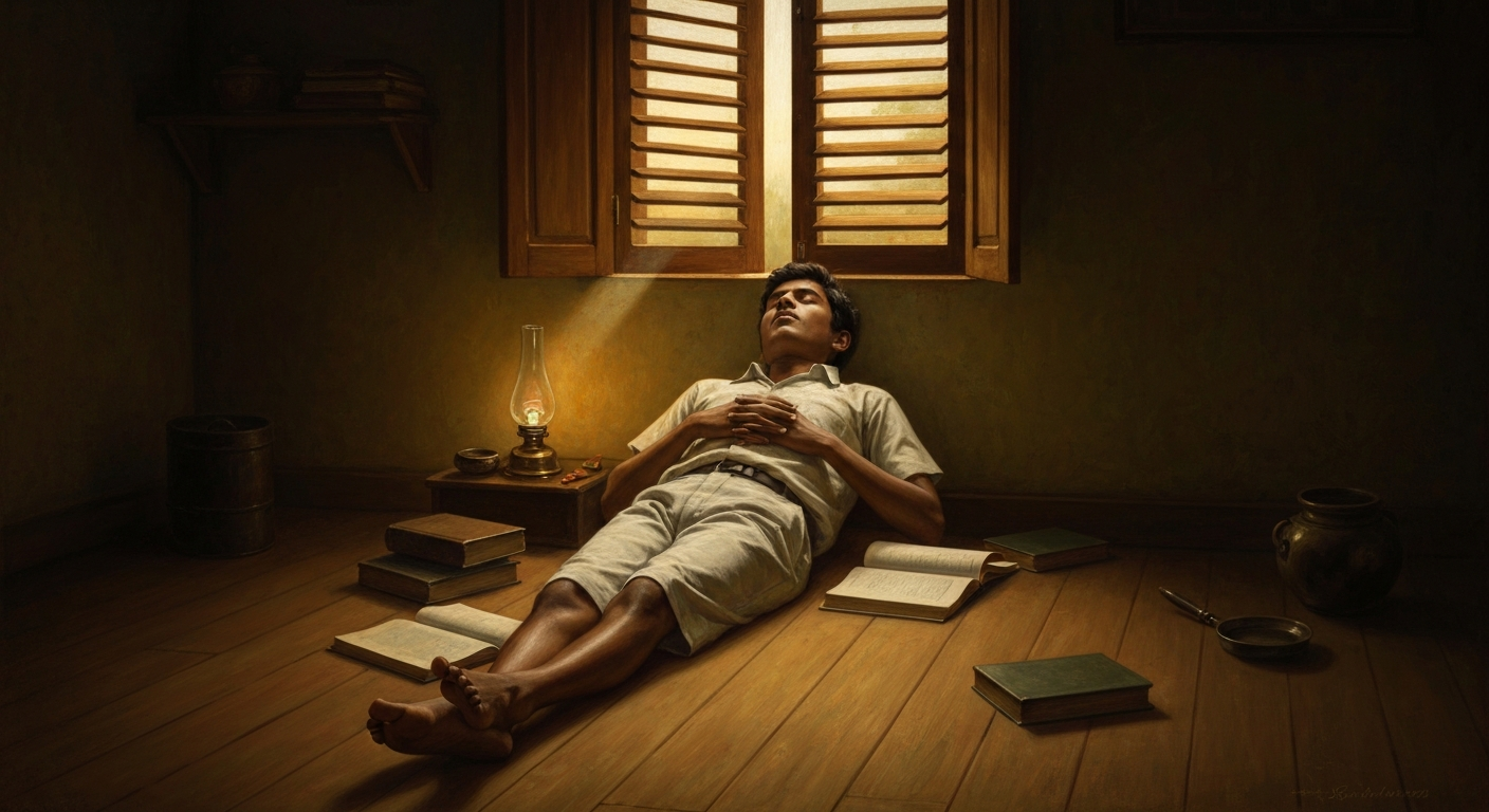 16세 벤카타라만은 자기 시체를 직접 연기했다