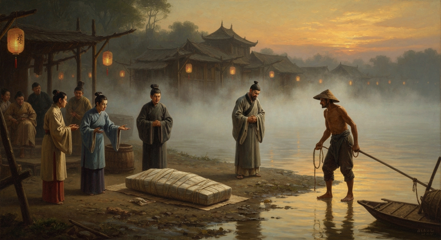 등석은 시신 하나로 양쪽을 동시에 협상에서 이기게 했다