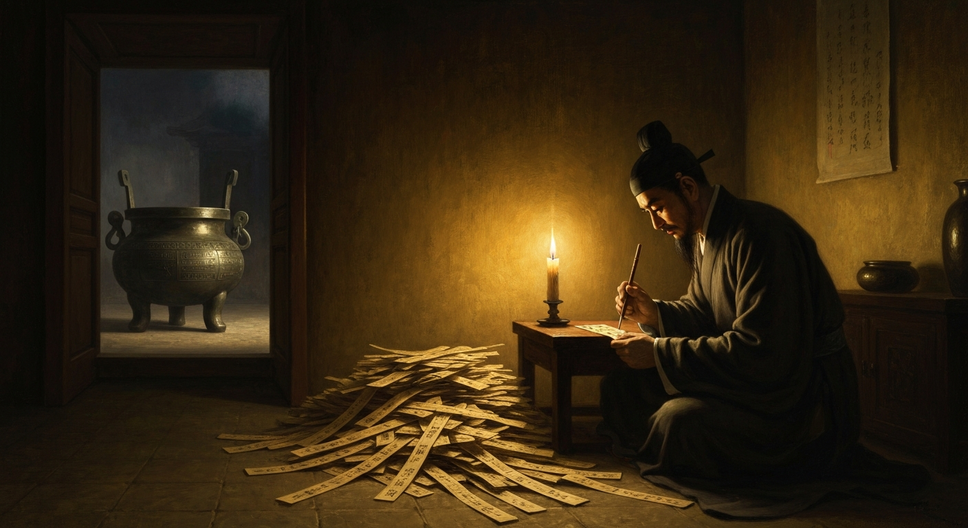 등석은 정나라 몰래 죽간에 사법전을 새겼다