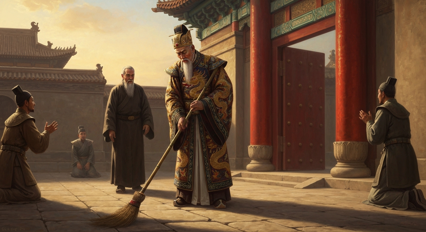 연 소왕은 추연 앞에서 직접 빗자루를 들었다