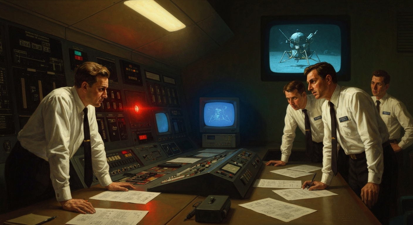 달 착륙 3분 전, 우주선 컴퓨터에 빨간불이 들어왔다