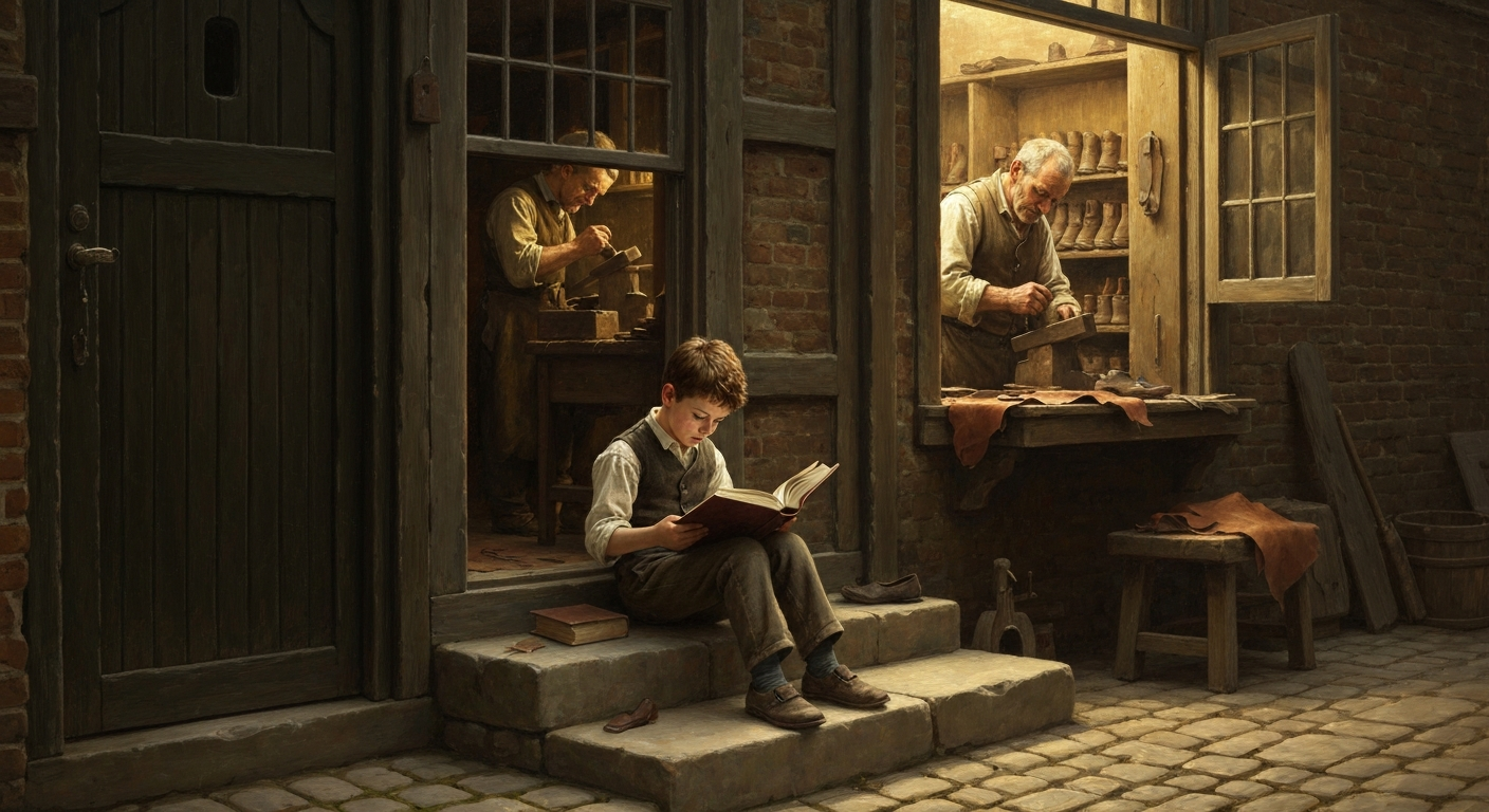 구두 수선공의 아들이 학위 없이 대학 교수가 됐다