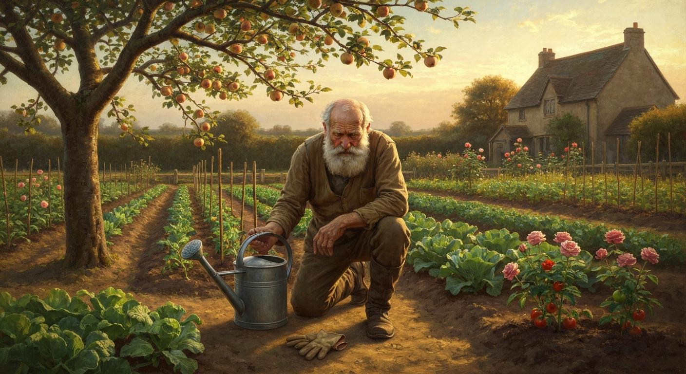 노벨상 두 번 수상자는 은퇴 후 정원사로 살았다