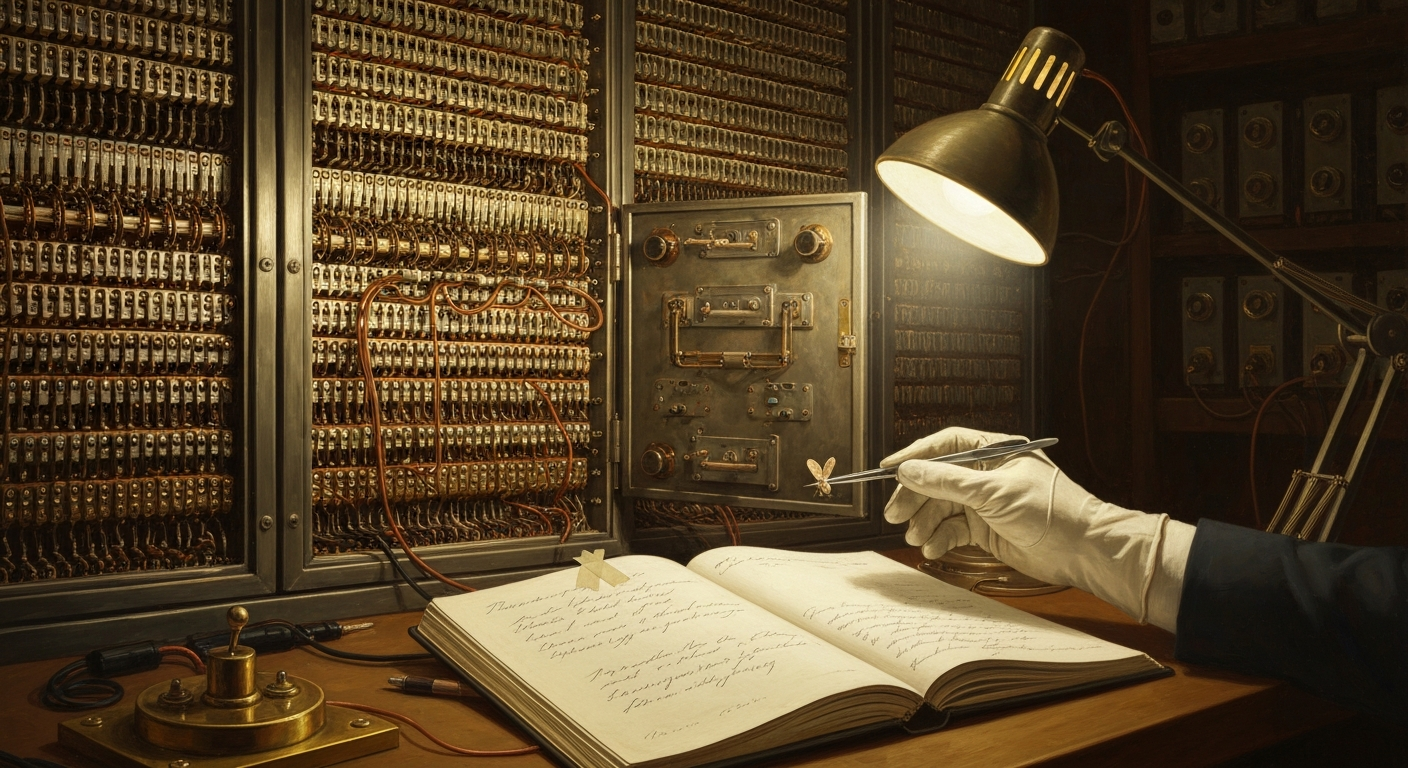 호퍼의 일지에는 진짜 나방이 테이프로 붙어 있었다