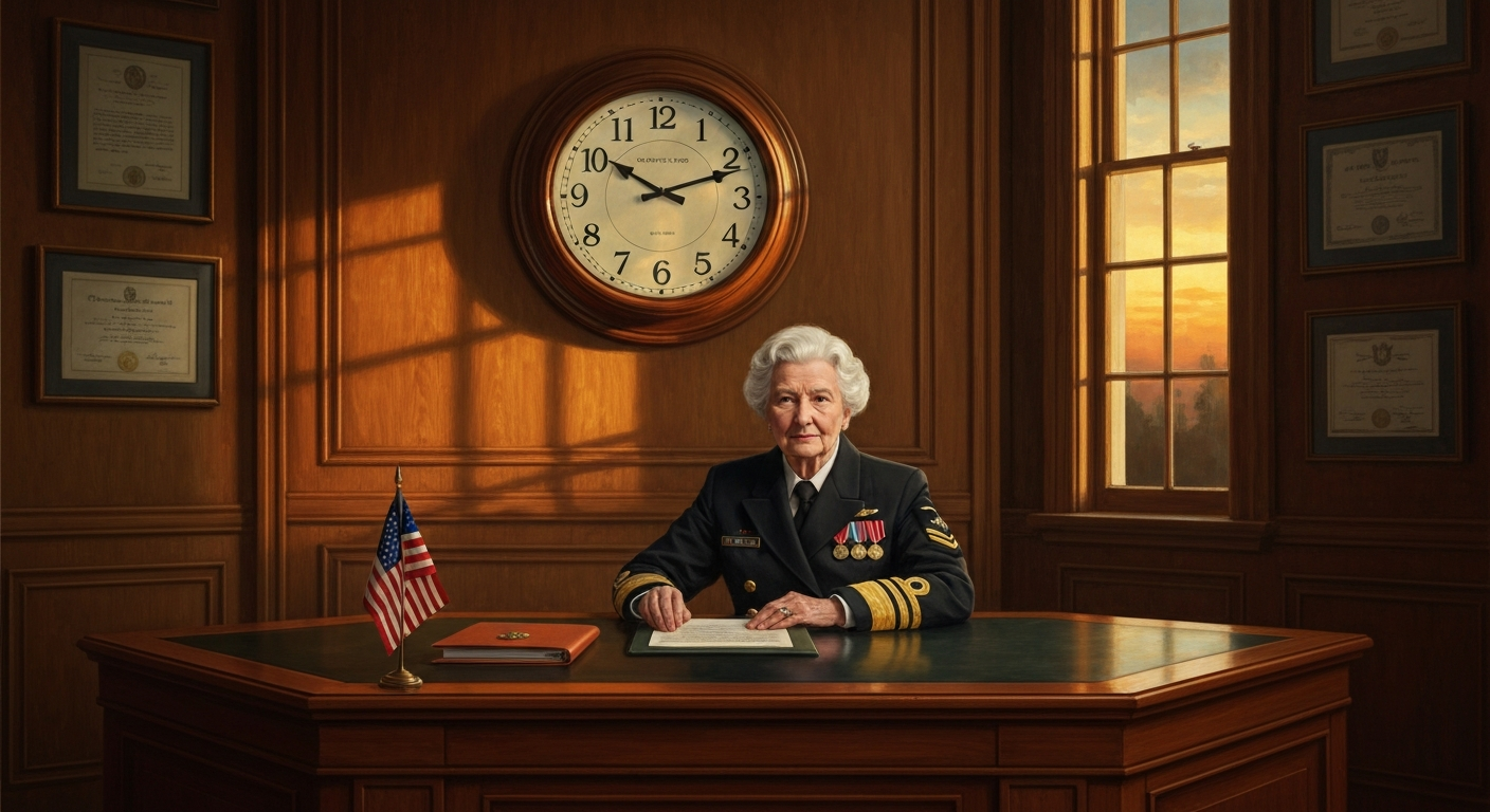 호퍼는 79세까지 미 해군 최고령 현역으로 남았다