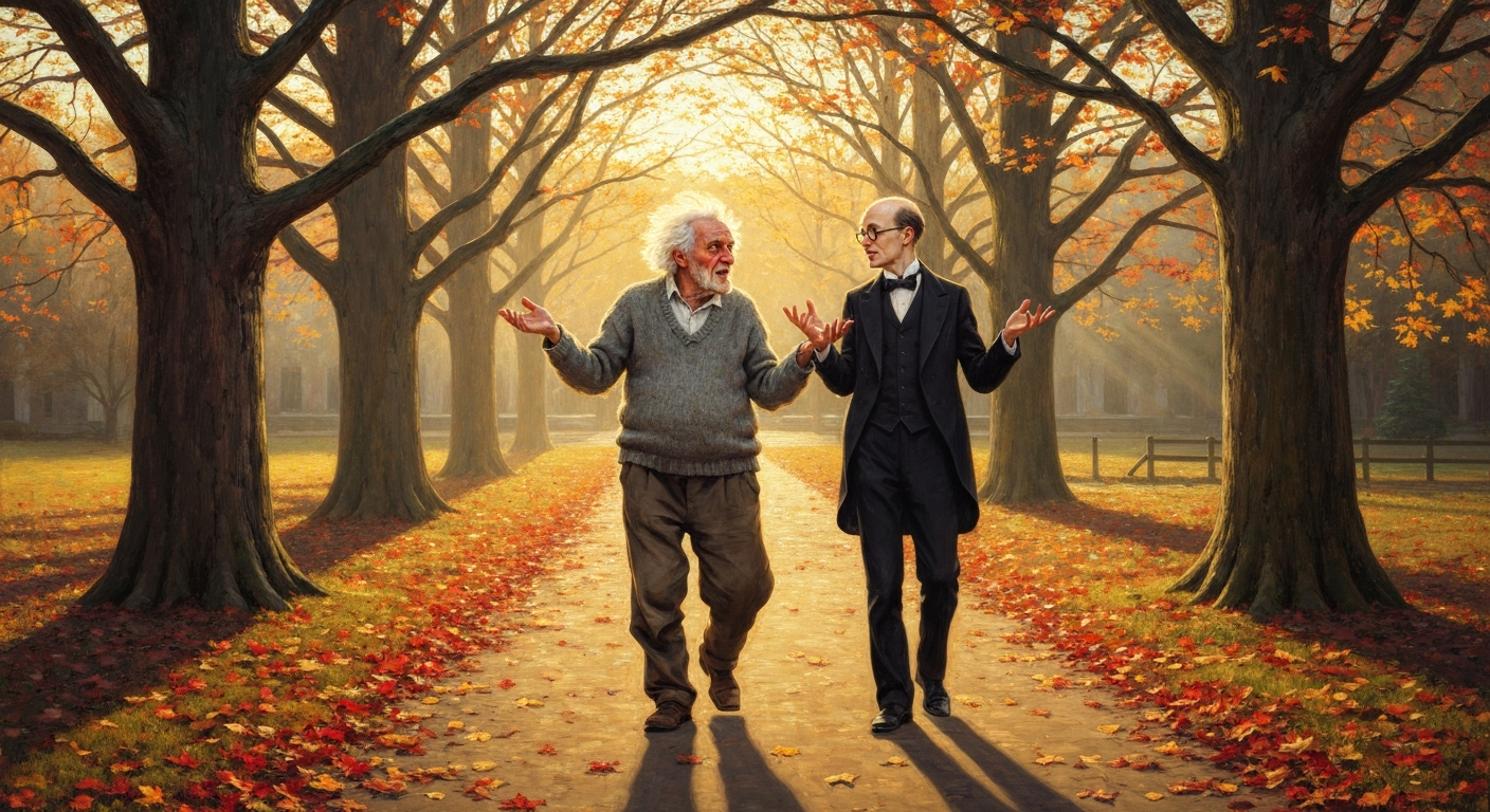 아인슈타인은 괴델과 산책하려고 연구소에 출근했다