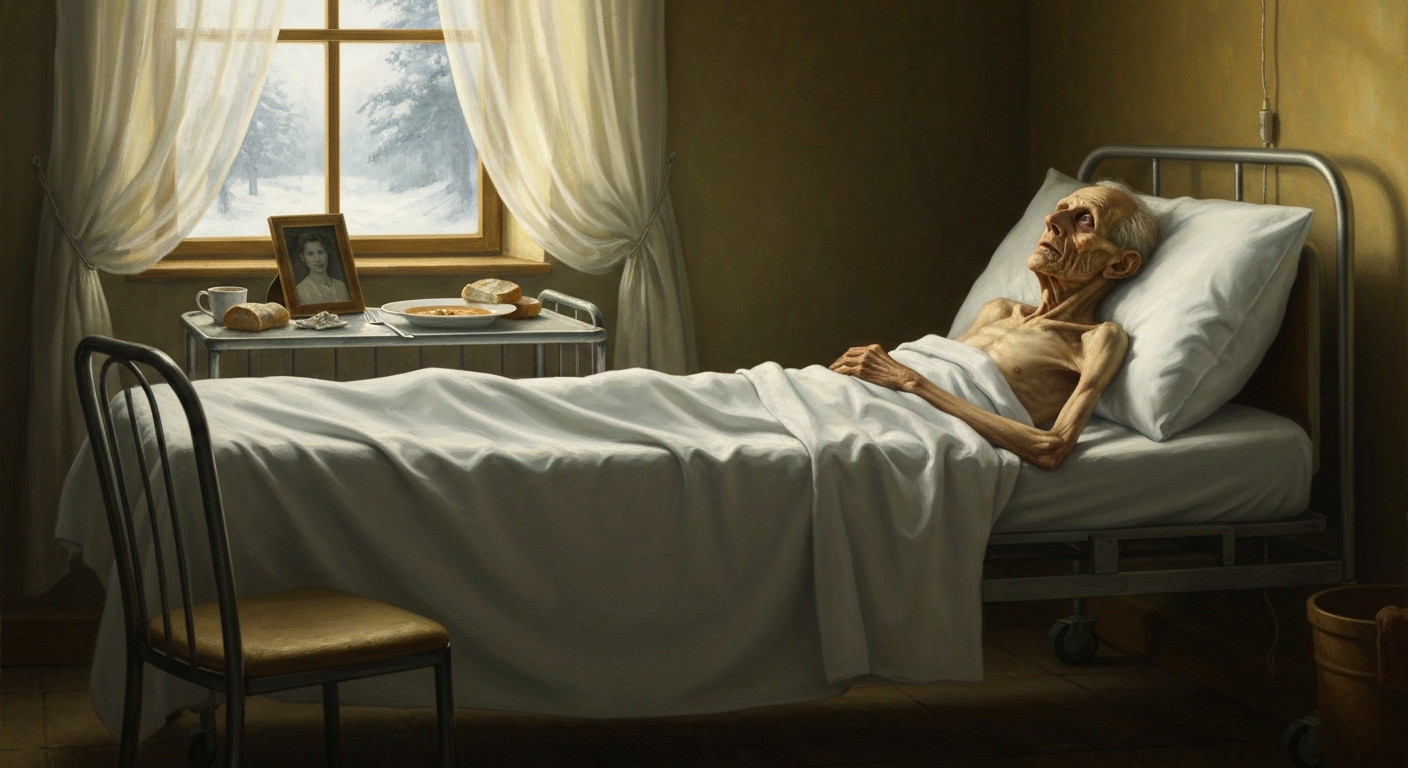 괴델은 아내가 입원하자 음식을 거부했다