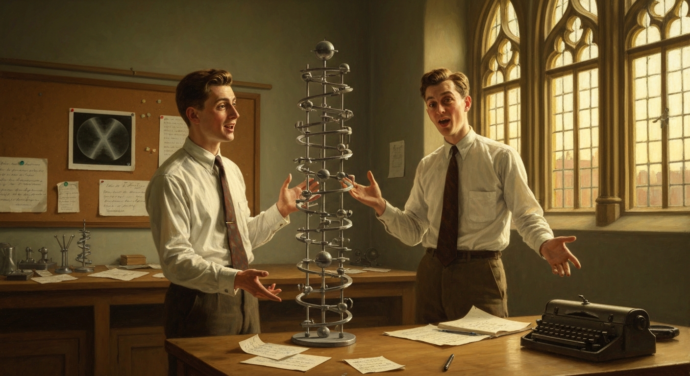 왓슨과 크릭은 그 사진 한 장으로 이중나선을 완성했다