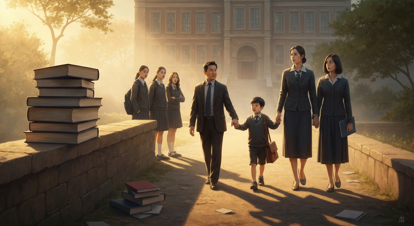 타오의 부모는 천재 아들을 일반 초등학교로 되돌려보냈다