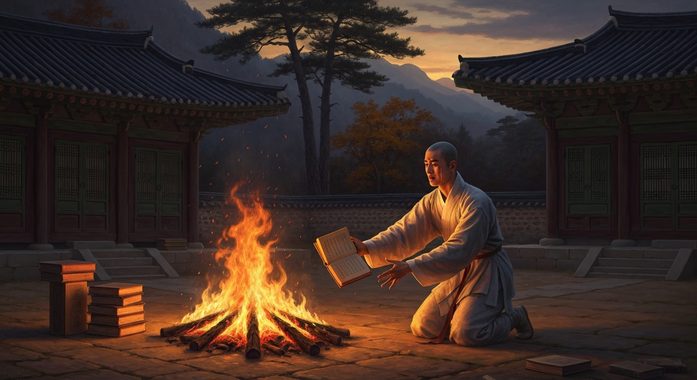 김시습은 21살에 자신의 책을 모두 태웠다